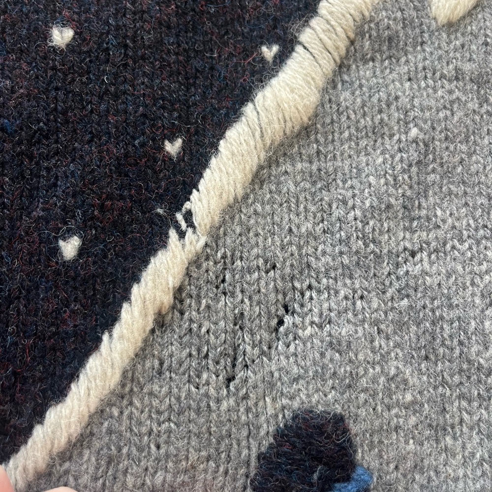 Vintage 100% Wool Ski Sweater - Picture 4 of 5